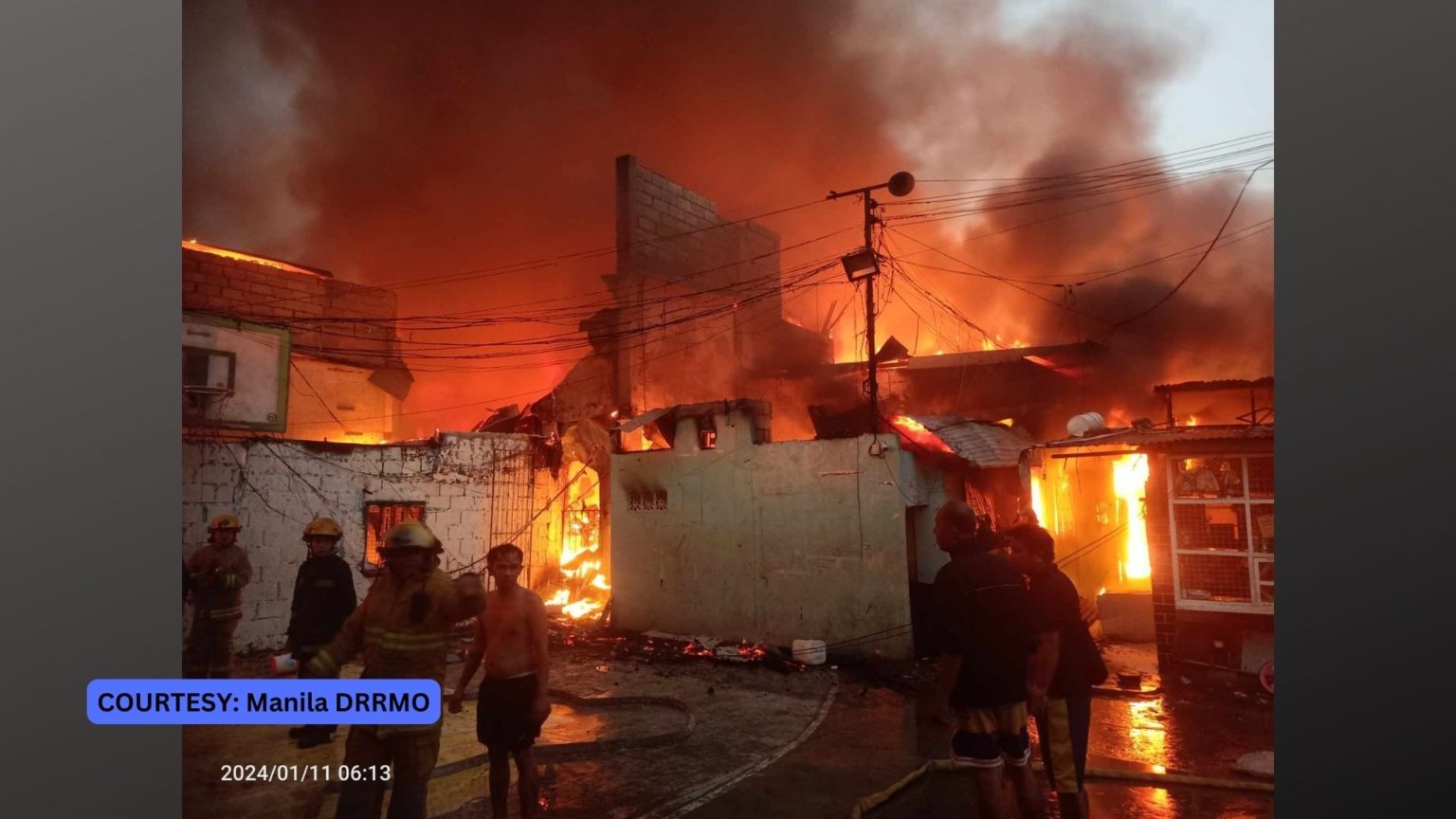 Sunog Sumiklab Sa Isang Residential Area Sa Pandacan Maynila News Flash