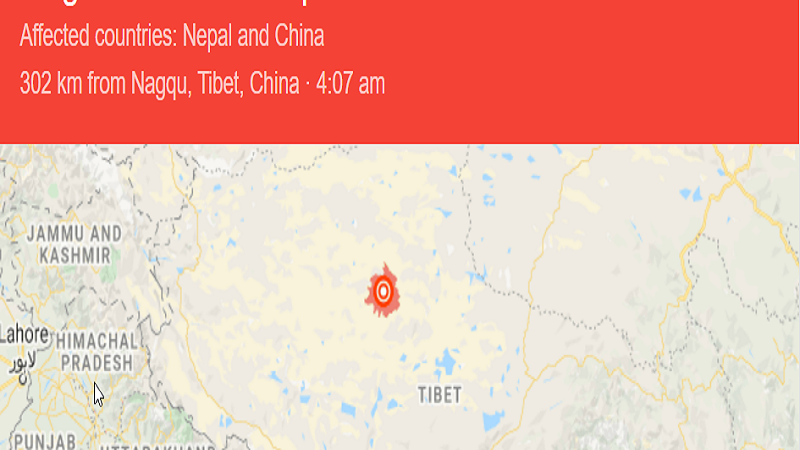 Magnitude 6.3 na lindol tumama sa Tibet