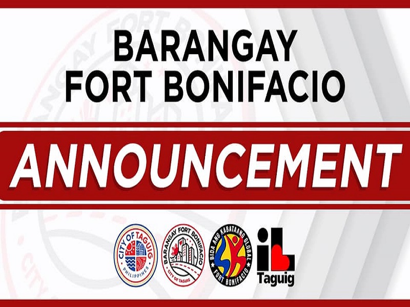 Bahagi ng Brgy. Fort Bonifacio sa Taguig isinailalim sa special area of concern