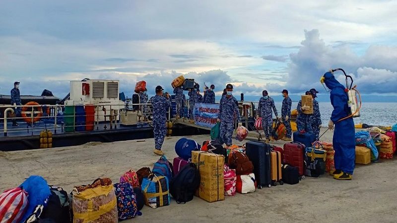 65 LSIs nakauwi na ng Bohol ayon sa Coast Guard