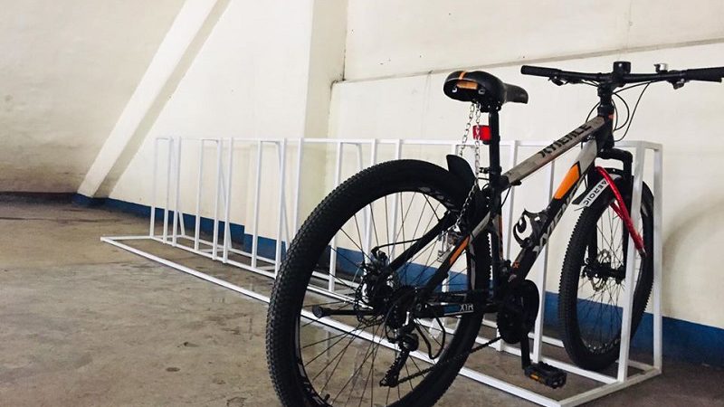 LOOK: Bike racks maari nang magamit ng mga pasahero ng MRT-3