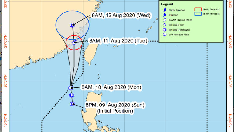 Tropical Depression Ferdie nakalabas na ng bansa
