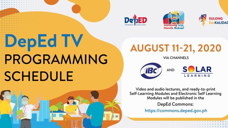 Test Broadcast ng DepEd TV umpisa na ngayong araw