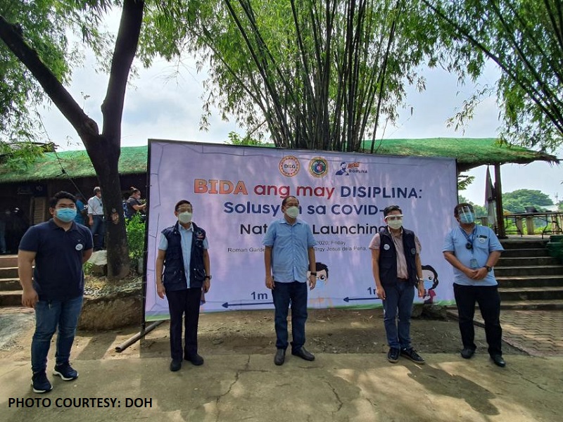 LOOK: “BIDA ang may disiplina” campaign inilunsad ng DOH sa Marikina