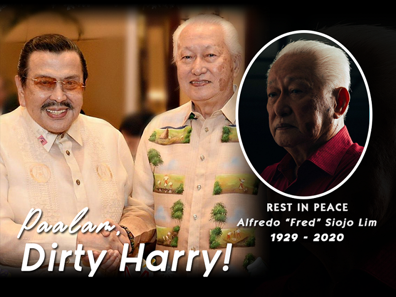 Dating Pangulong Joseph Estrada nagpaabot ng pakikiramay sa pagpanaw ni dating Manila Mayor Alfredo Lim