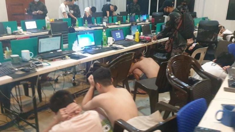 73 Chinese, 3 Pinoy naaresto sa illegal online gaming sa Cagayan