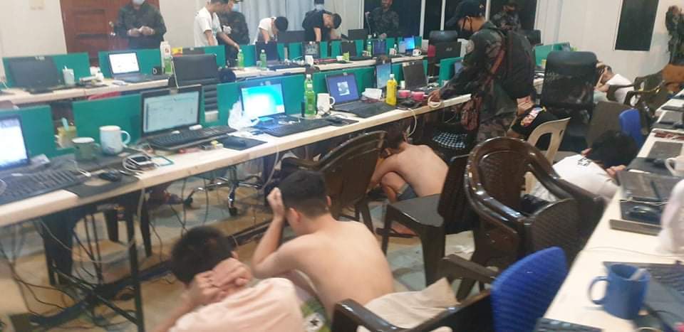 73 Chinese, 3 Pinoy naaresto sa illegal online gaming sa Cagayan