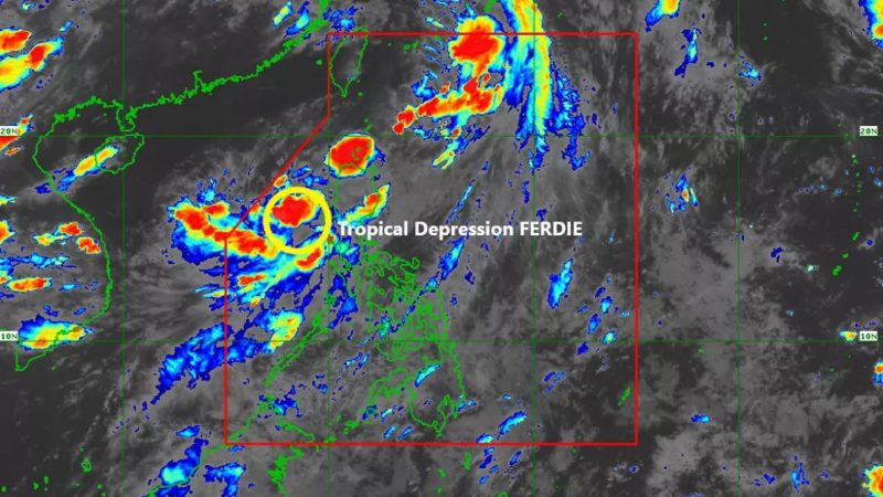 LPA sa Pangasinan isa nang ganap na bagyo; pinangalanang ‘Ferdie’ ng PAGASA