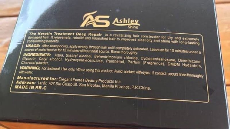 LOOK: Pilipinas tinawag na “Province of China” sa packaging ng isang Keratin Treatment product