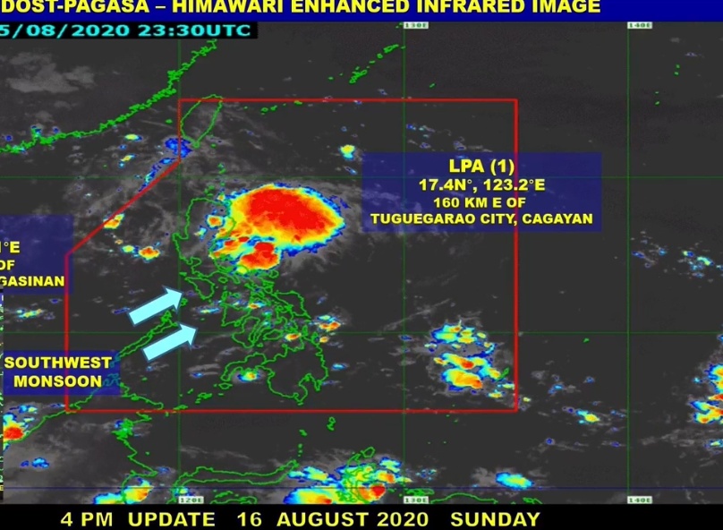 Dalawang LPA binabantayan ng PAGASA