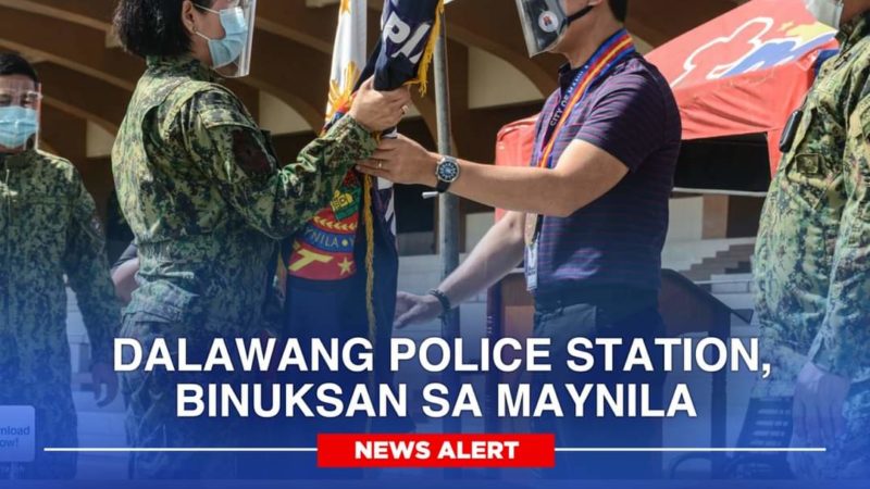 Dalawang police station, binuksan sa Maynila