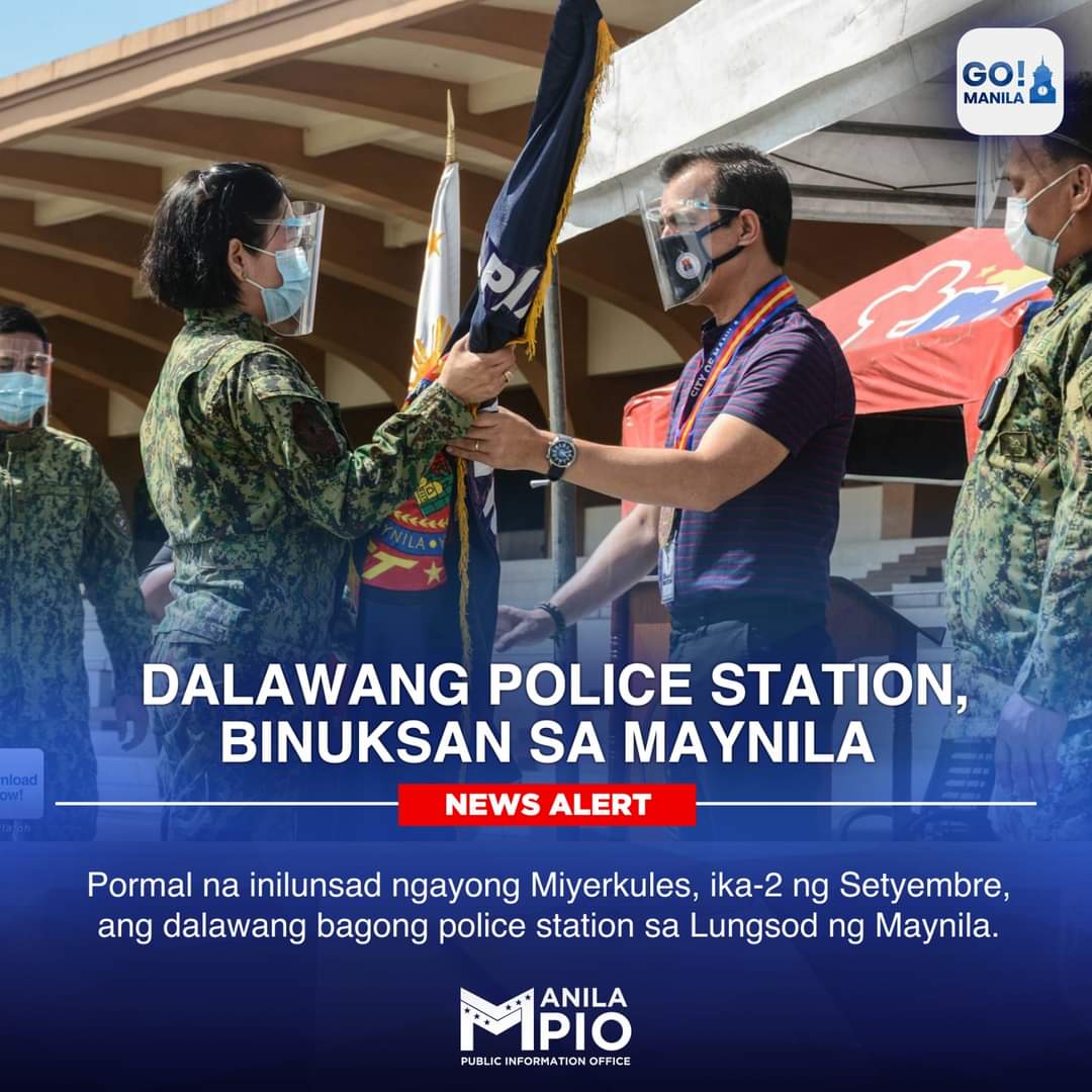 Dalawang police station, binuksan sa Maynila