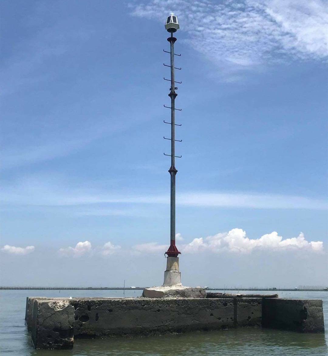 LOOK: Restoration ng light house sa Bulacan natapos na ng Coast Guard