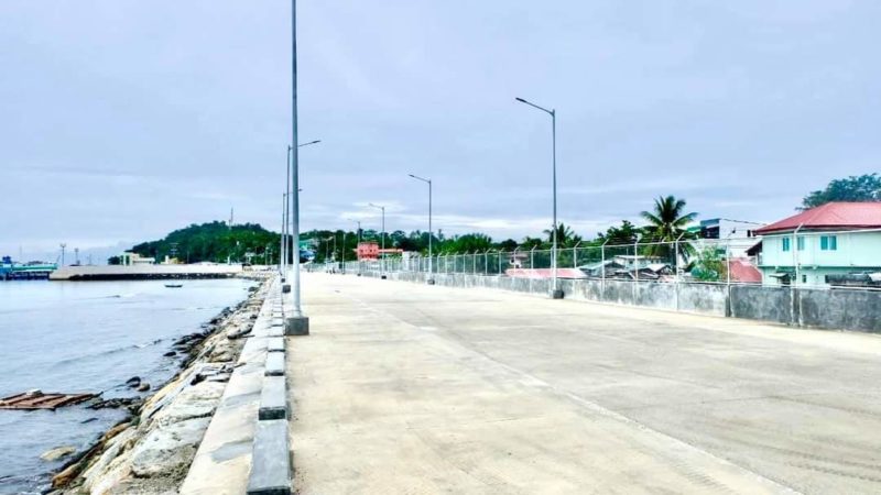 LOOK: Konstruksyon ng Calapan Port Access Road nakumpleto na