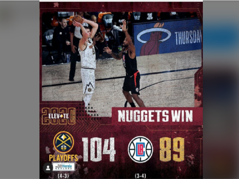 LA Clippers laglag sa NBA finals matapos talunin sa do-or-die game ng Denver Nuggets