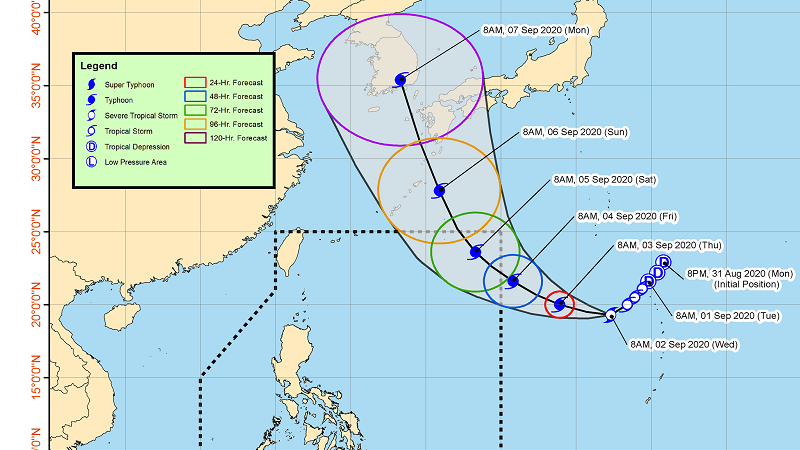 Bagyong binabantayan sa labas ng bansa lumakas pa, isa nang severe tropical storm ayon sa PAGASA