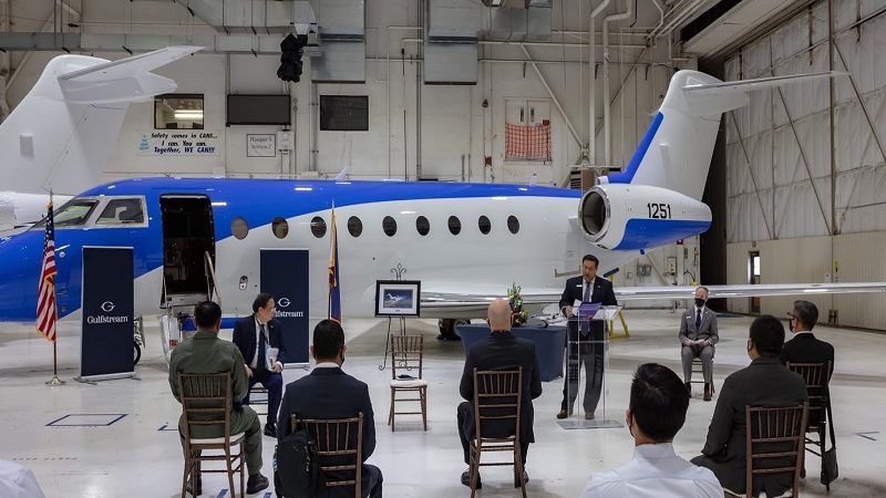 Pilipinas mayroong bagong Control Gulfstream Aircraft