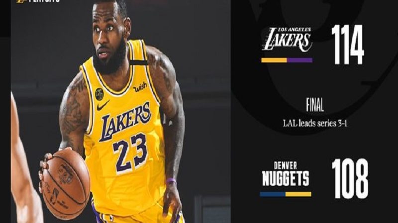 Lakers wagi sa Game 4 ng NBA Western Conference Finals