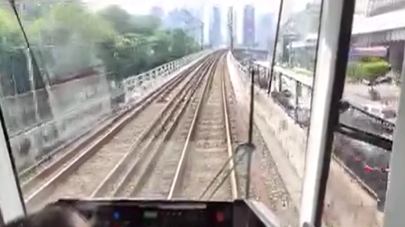 WATCH: Test run sa mga general overhauled LRV ng MRT-3