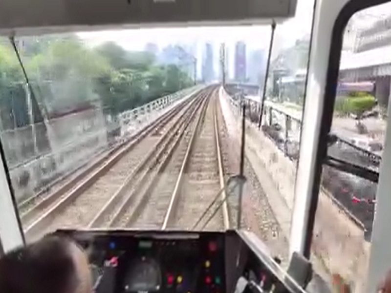 WATCH: Test run sa mga general overhauled LRV ng MRT-3