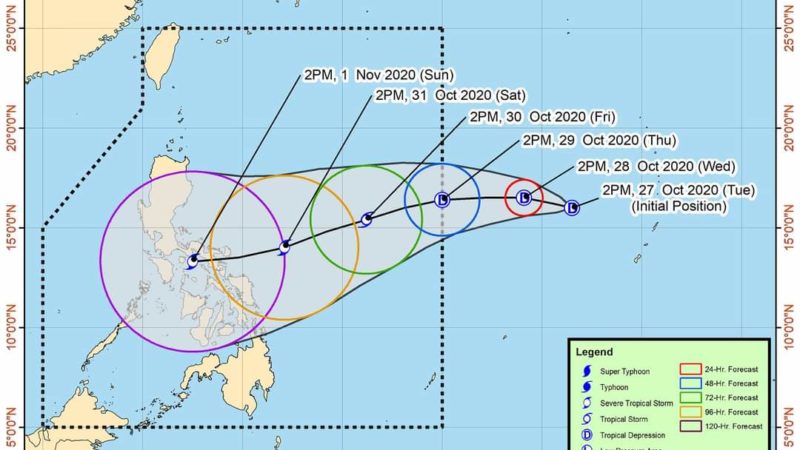 LPA sa labas ng bansa isa nang ganap na bagyo