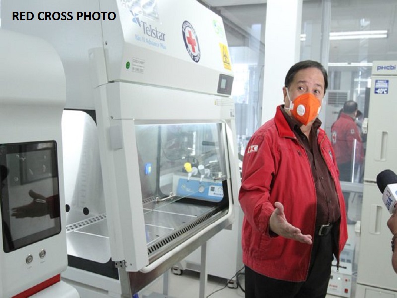 Chartered flight ng Red Cross magtutungo ng China para sa biniling 450,000 na COVID-19 testing kits