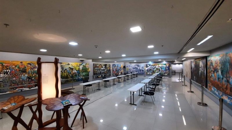 LOOK: Gateway Gallery sa Gateway Tower ginawang Learning space para sa mga guro at mag-aaral ng QC