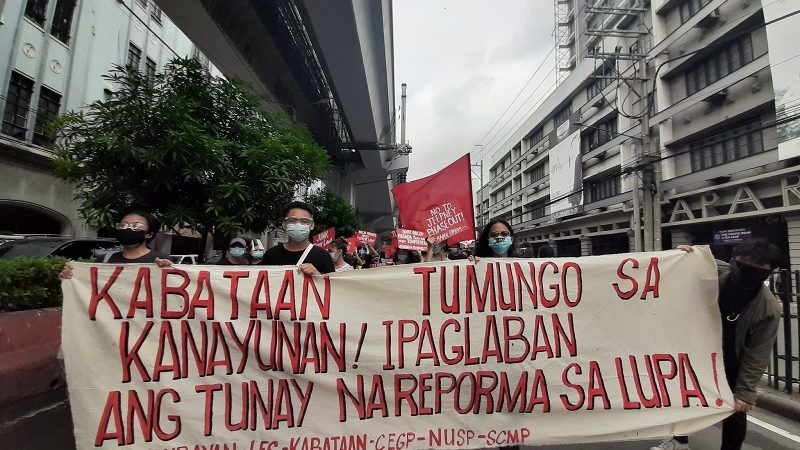 LOOK: Iba’t ibang grupo nagsagawa ng protesta sa Mendiola