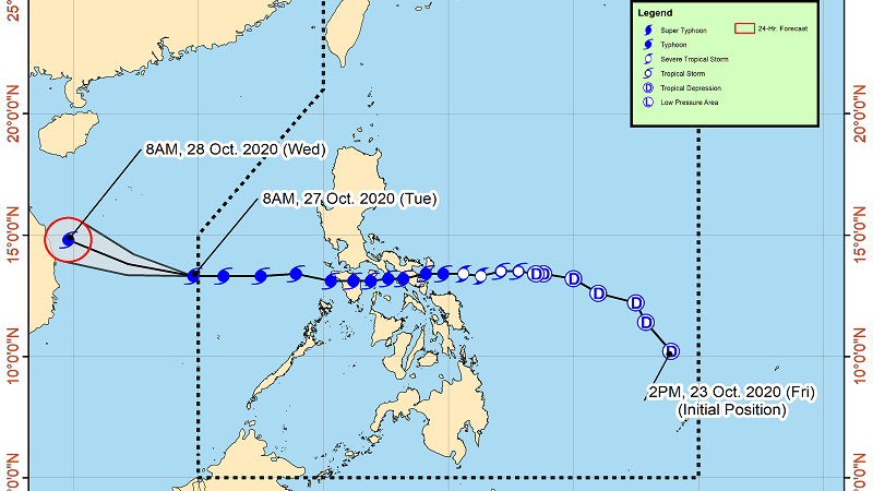 Bagyong Quinta nakalabas na ng bansa; lumakas pa habang nasa bahagi ng West PH Sea