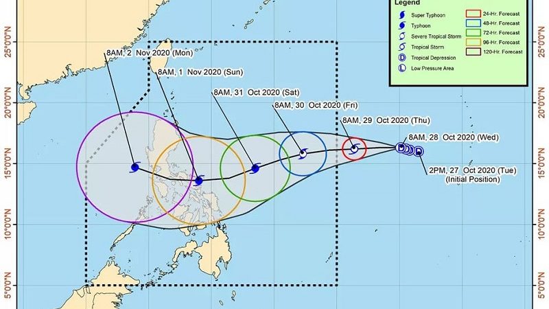 Bagyo sa labas ng bansa lalakas pa at magiging tropical storm ayon sa PAGASA