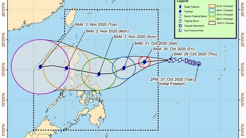 Bagyo sa labas ng bansa lumakas pa, isa nang severe tropical storm ayon sa PAGASA