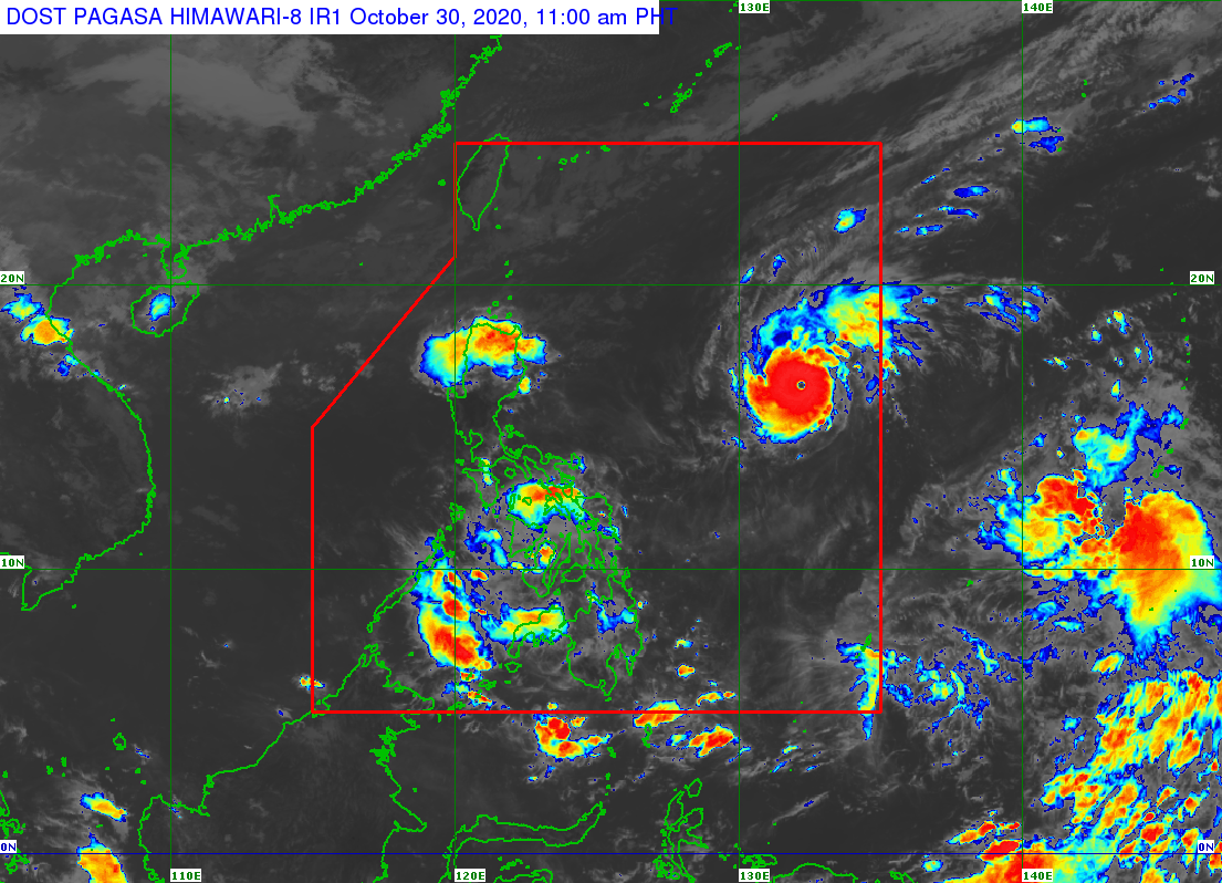 Bagyong Rolly lumakas pa; Signal Number 1 itataas sa ilang lalawigan sa Bicol Region ngayong araw