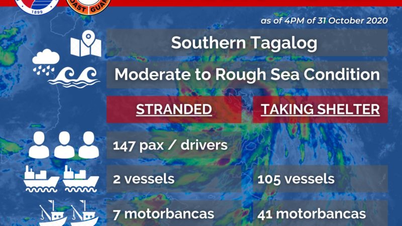 Mahigit 1,500 na mga pasahero, stranded na sa mga pantalan sa bansa