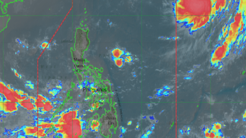 Bagyo sa labas ng PAR binabantayan ng PAGASA; Dalawang LPA magpapaulan sa malaking bahagi ng bansa