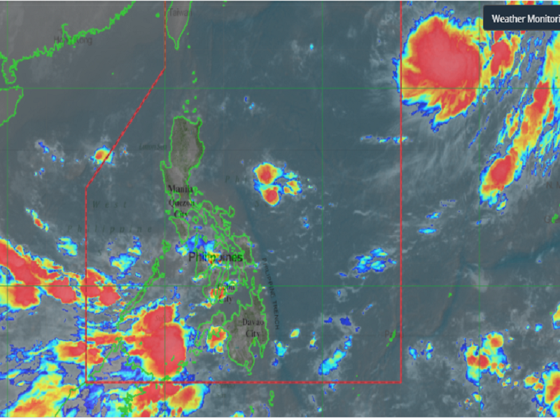 Bagyo sa labas ng PAR binabantayan ng PAGASA; Dalawang LPA magpapaulan sa malaking bahagi ng bansa