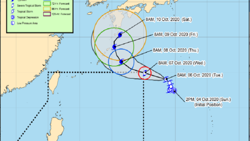 Bagyo sa labas ng PAR lumakas pa, isa nang tropical storm – PAGASA