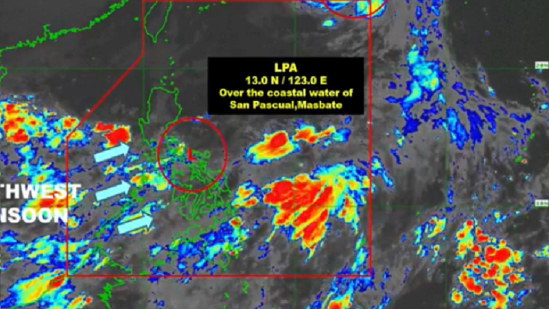 LPA sa loob ng bansa posibleng maging bagyo pagsapit sa West PH Sea