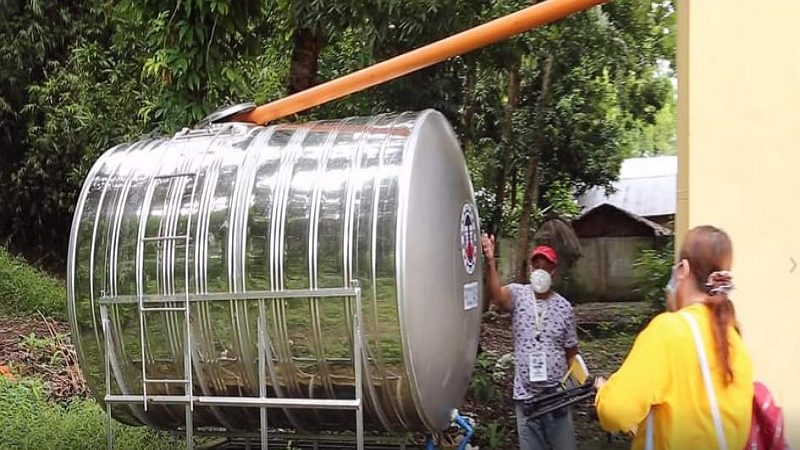 DPWH, DOH naglagay ng Rainwater Collection Systems sa mga eskwelahan sa Samar