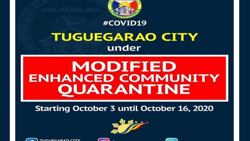 Tuguegarao City muling sasailalim sa MECQ