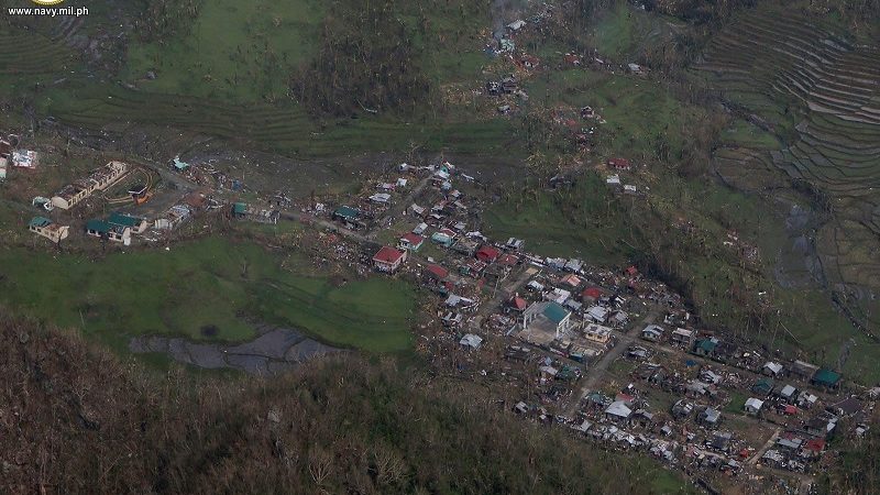 LOOK: Aerial survey ng Philippine Navy sa Catanduanes