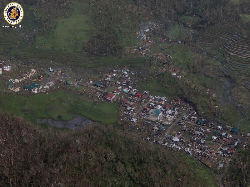 LOOK: Aerial survey ng Philippine Navy sa Catanduanes