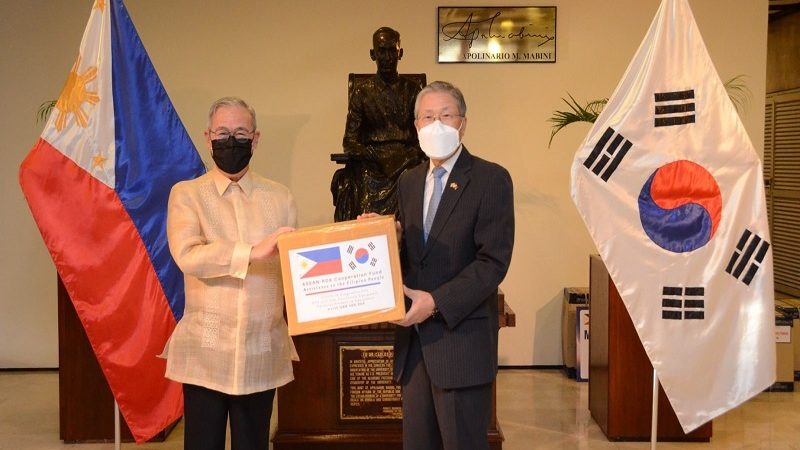 US$500,000 halaga ng in-kind donations ipinagkaloob ng Korea sa Pilipinas