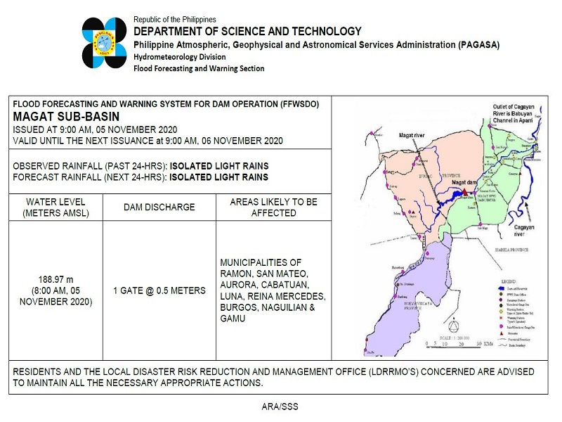 Magat, Binga at Ambuklao dams nagpapakawala pa din ng tubig