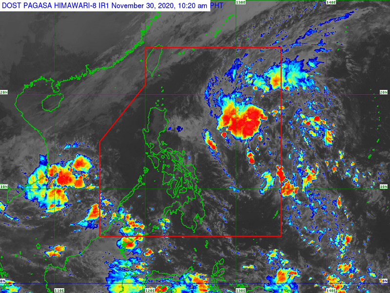 LPA sa Surigao del Sur maliit pa ang tsansang maging ganap na bagyo