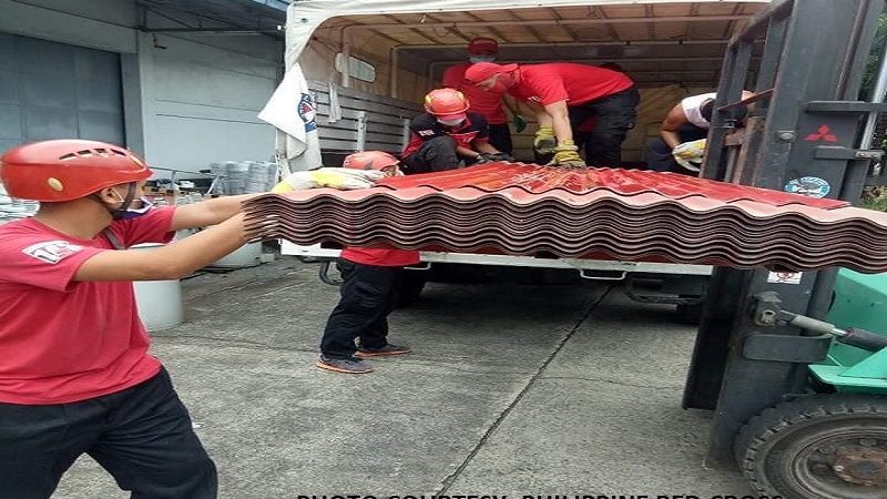 500 yero ipinadala ng Red Cross sa Catanduanes