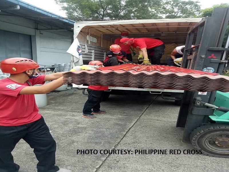 500 yero ipinadala ng Red Cross sa Catanduanes