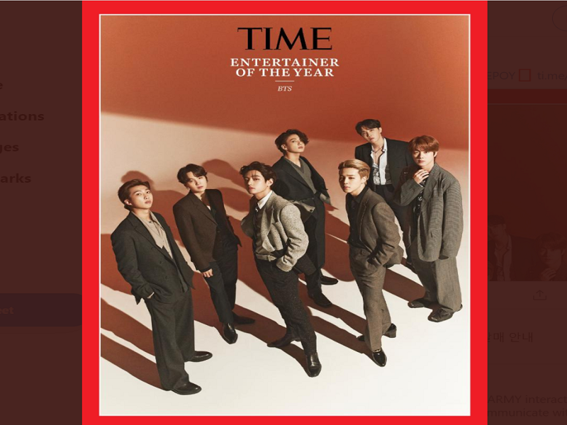 BTS Entertainer of the Year ng Time magazine