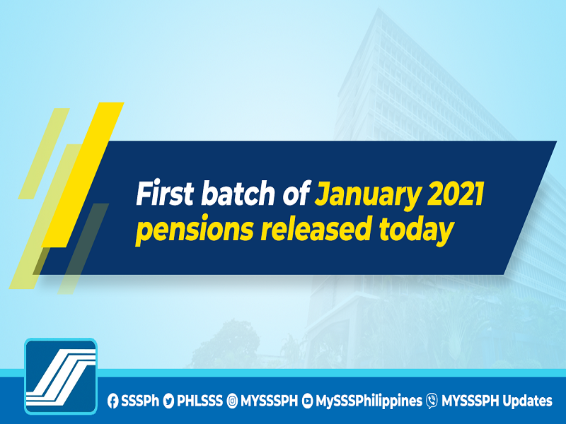 SSS pensioners maagang natanggap ang kanilang January 2021 pensions