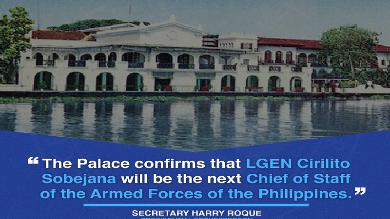 Lt. Gen. Cirilito Sobejana itinalaga ni Pangulong Duterte bilang bagong AFP chief