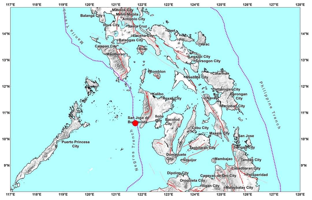 San Jose de Buenavista, Antique niyanig ng magnitude 3.6 na lindol